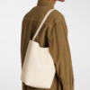 Medium N/S Park Bucket Tote  Bag for Women Cowhide Niche Design Large Capacity Handbag Single Shoulder Bag - 图片 3