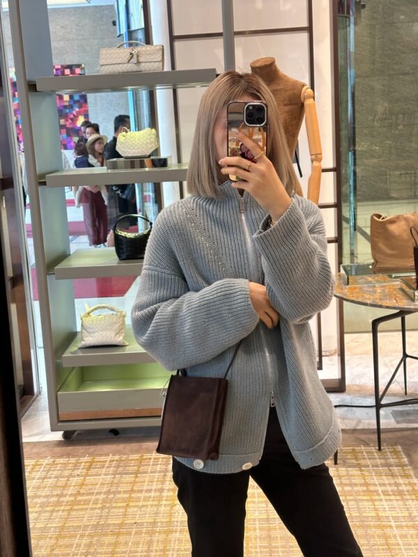 New TO GO Fetal Cowhide Fashionable  Simple  lightweight One-shoulder Crossbody Tote Bag - 图片 5