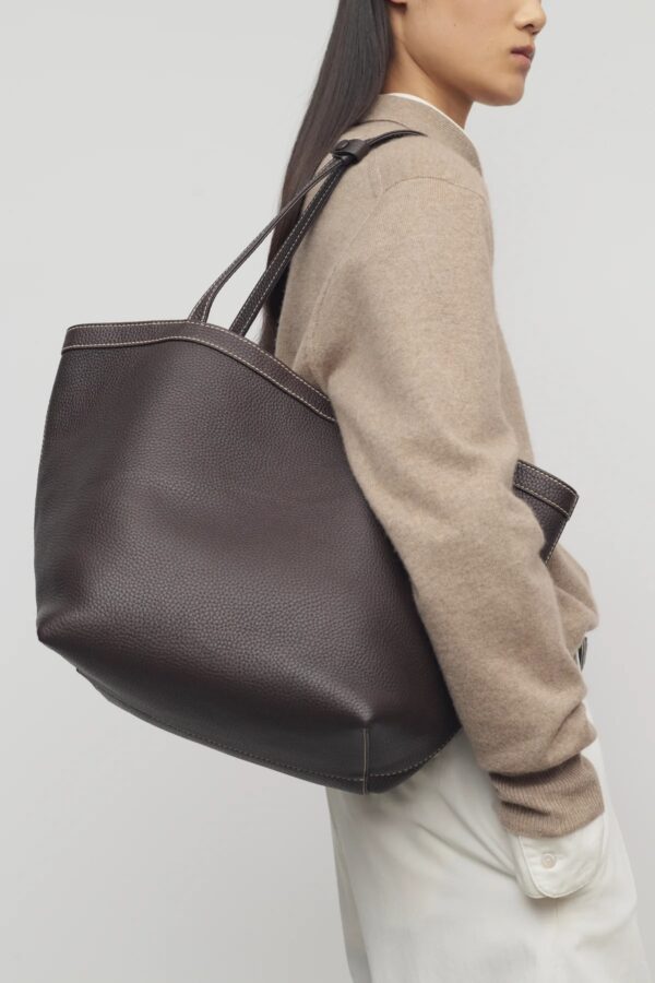 Park Tote Three Stitch Bag in Leather and Medium Park Tote Stitch Bag in Leather - 图片 3