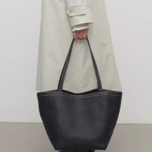 Park Tote Three Stitch Bag in Leather and Medium Park Tote Stitch Bag in Leather