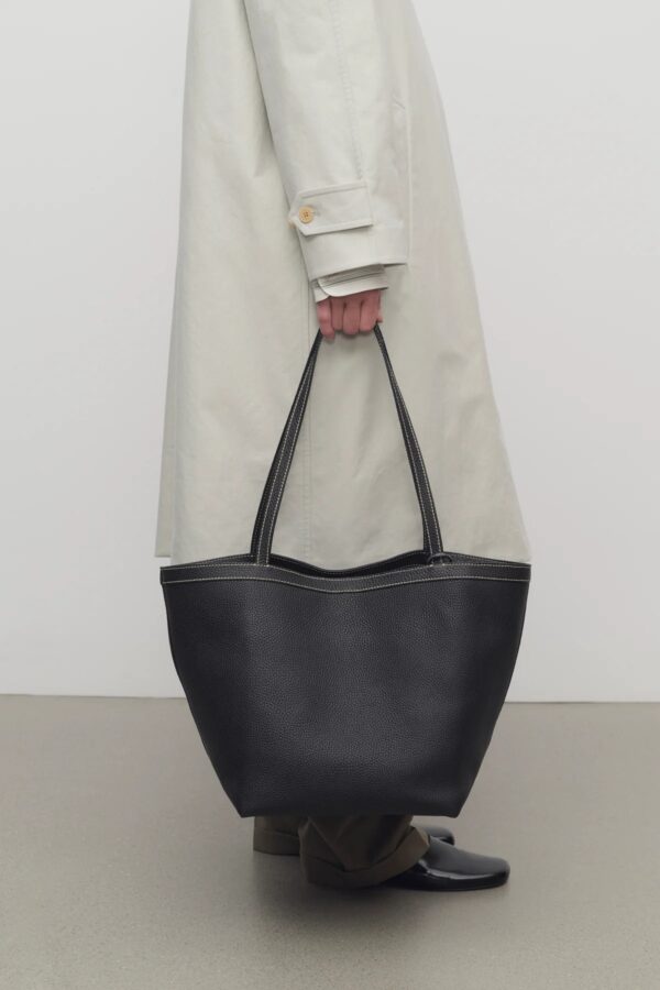Park Tote Three Stitch Bag in Leather and Medium Park Tote Stitch Bag in Leather
