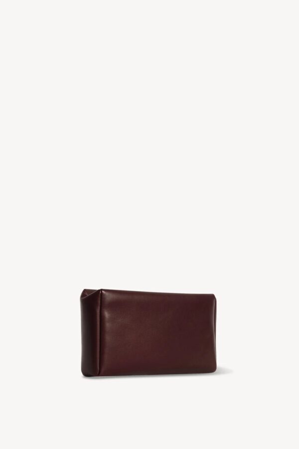 Squared Compact Clutch Bag in Leather - 图片 5
