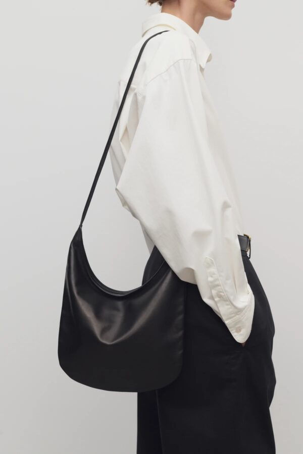 N/S  Izzy Sheepskin Shoulder Handbag Fashion Saddle Bag