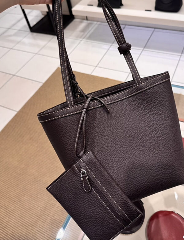 Park Tote Three Stitch Bag in Leather and Medium Park Tote Stitch Bag in Leather - 图片 9