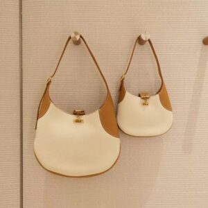 Bobbin Underarm Bag Stylish and Simple Color-blocked Shoulder Bag for Women