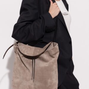 Belt Bag Drawstring Suede Bucket Bag clamshell Shoulder Crossbody Women's Bag