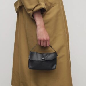 Sally Bag Simple Cowhide Button Phone bag Stylish Handbag for Women