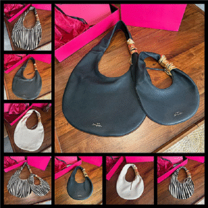 New Schiaparelli women's handbag/shoulder bag with face print, made of horsehair cowhide.